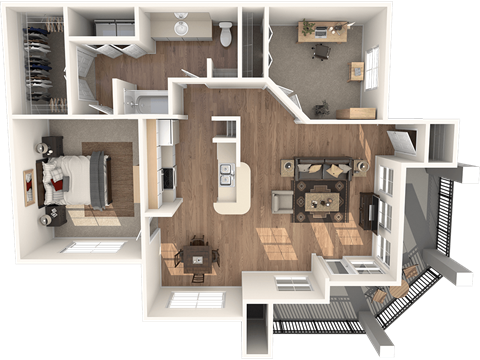 Adobe Floor Plan Adobe Floor Plan  at Sedona Springs, Texas, 78749